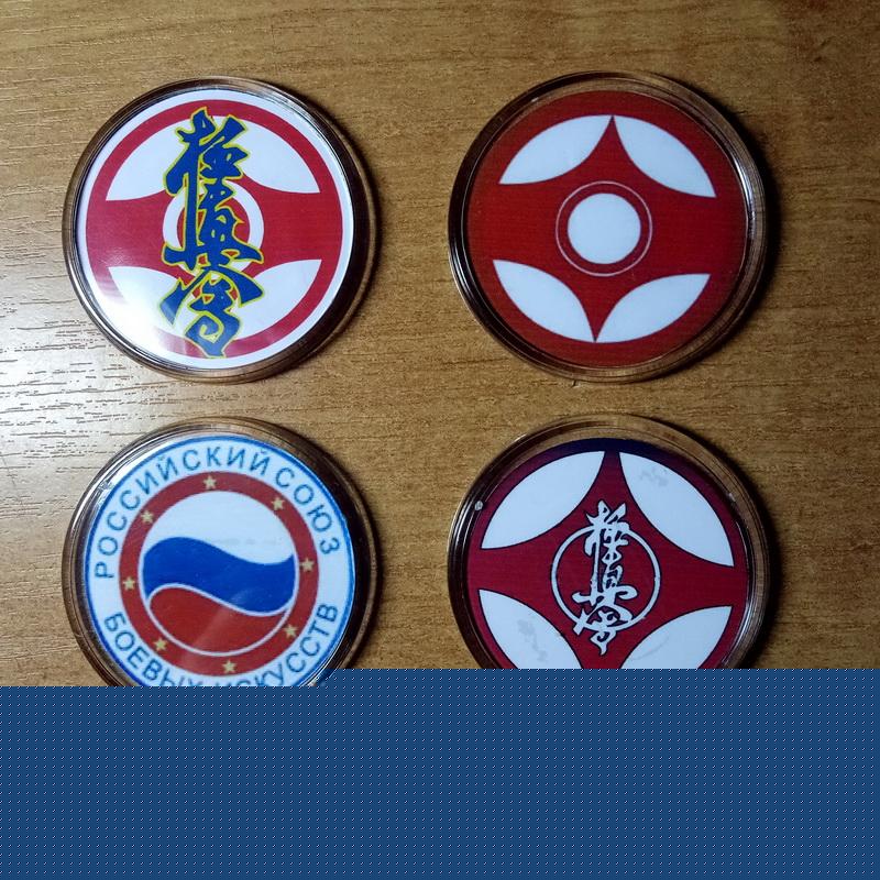 Сувенир Карате киокушинкай, магниты круглые купить