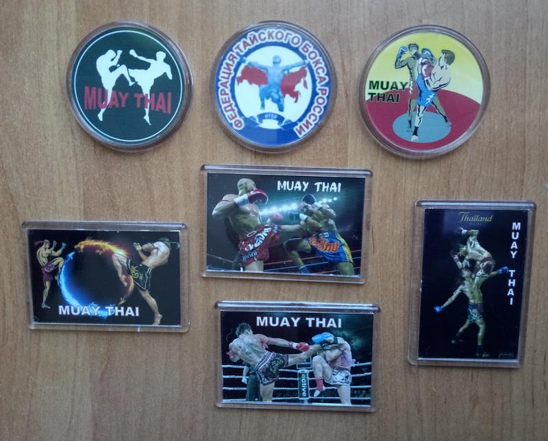 Сувенир магниты пластиковые Тайский бокс купить