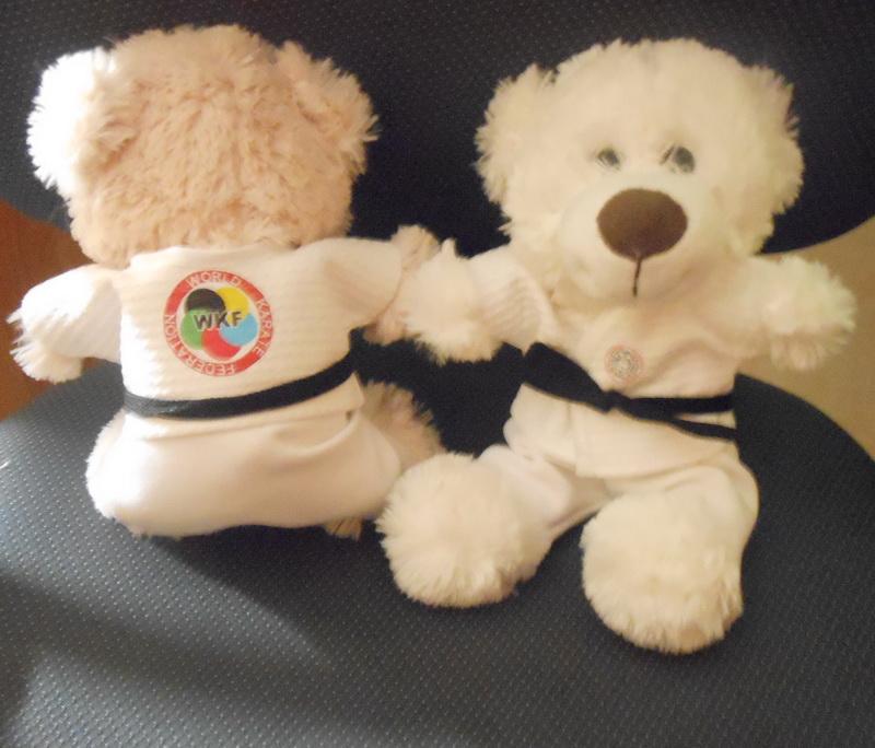 Сувенир Карате WKF - медвежонок в кимоно купить